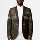 Custom Gabon Football Blazer Black Panther Thunder - African Pride