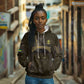 Custom Gabon Football Hoodie Black Panther Thunder - African Pride