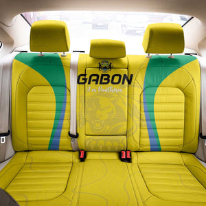 Gabon Football Back Car Seat Cover Go Champions Les Pantheres - African Pride