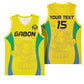 Custom Gabon Football Basketball Jersey Go Champions Les Pantheres - African Pride