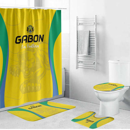 Gabon Football Bathroom Set Go Champions Les Pantheres LT15