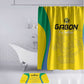 Gabon Football Bathroom Set Go Champions Les Pantheres LT15
