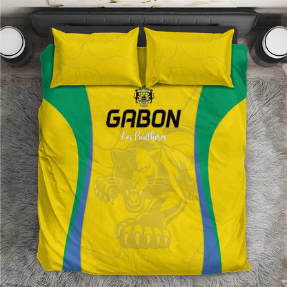 Gabon Football Bedding Set Go Champions Les Pantheres - African Pride