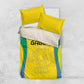 Gabon Football Bedding Set Go Champions Les Pantheres - African Pride