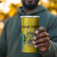 Custom Gabon Football 4 in 1 Can Cooler Tumbler Go Champions Les Pantheres - African Pride