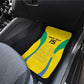 Custom Gabon Football Car Mats Go Champions Les Pantheres - African Pride
