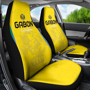 Gabon Football Car Seat Cover Go Champions Les Pantheres - African Pride