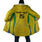 Custom Gabon Football Cloak Go Champions Les Pantheres - African Pride