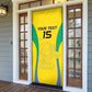Custom Gabon Football Door Cover Go Champions Les Pantheres - African Pride