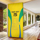 Custom Gabon Football Door Cover Go Champions Les Pantheres - African Pride