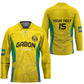 Custom Gabon Football Hockey Jersey Go Champions Les Pantheres - African Pride