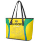 Gabon Football Leather Tote Bag Go Champions Les Pantheres - African Pride