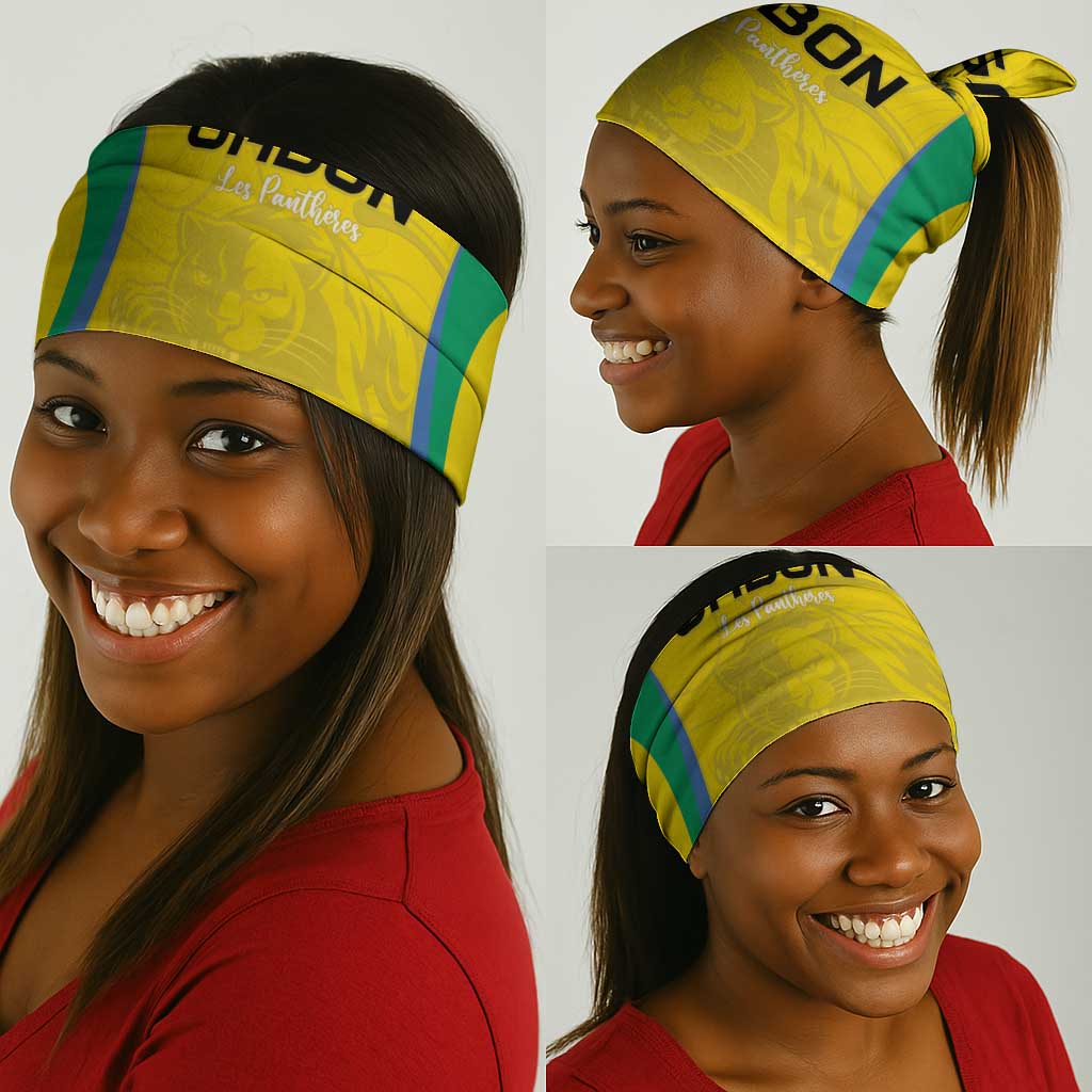 Gabon Football Neck Gaiter Go Champions Les Pantheres - African Pride
