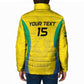 Custom Gabon Football Padded Jacket Go Champions Les Pantheres - African Pride
