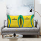 Gabon Football Pillow Cover Go Champions Les Pantheres - African Pride