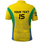 Custom Gabon Football Polo Shirt Go Champions Les Pantheres - African Pride