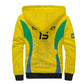 Custom Gabon Football Sherpa Hoodie Go Champions Les Pantheres - African Pride