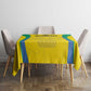 Gabon Football Tablecloth Go Champions Les Pantheres - African Pride