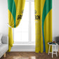 Gabon Football Window Curtain Go Champions Les Pantheres - African Pride