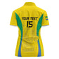 Custom Gabon Football Women Polo Shirt Go Champions Les Pantheres - African Pride