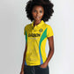 Custom Gabon Football Women Polo Shirt Go Champions Les Pantheres - African Pride