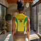 Custom Gabon Football Women Sleeveless Polo Shirt Go Champions Les Pantheres - African Pride