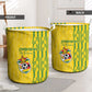 Zimbabwe Football Laundry Basket Come On Warriors - Kente Pattern - African Pride