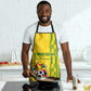 Zimbabwe Football Apron Come On Warriors - Kente Pattern - African Pride