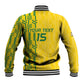 Custom Zimbabwe Football Baseball Jacket Come On Warriors - Kente Pattern - African Pride
