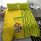 Zimbabwe Football Bedding Set Come On Warriors - Kente Pattern - African Pride