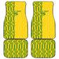 Custom Zimbabwe Football Car Mats Come On Warriors - Kente Pattern - African Pride
