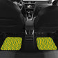 Custom Zimbabwe Football Car Mats Come On Warriors - Kente Pattern - African Pride