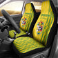 Zimbabwe Football Car Seat Cover Come On Warriors - Kente Pattern - African Pride