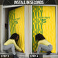 Custom Zimbabwe Football Door Cover Come On Warriors - Kente Pattern - African Pride