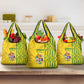Zimbabwe Football Grocery Bag Come On Warriors - Kente Pattern - African Pride