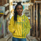 Custom Zimbabwe Football Hoodie Come On Warriors - Kente Pattern - African Pride