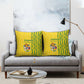 Zimbabwe Football Pillow Cover Come On Warriors - Kente Pattern - African Pride