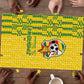 Zimbabwe Football Puzzle Come On Warriors - Kente Pattern - African Pride