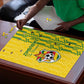 Zimbabwe Football Puzzle Come On Warriors - Kente Pattern - African Pride