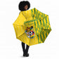 Zimbabwe Football Umbrella Come On Warriors - Kente Pattern - African Pride