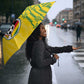 Zimbabwe Football Umbrella Come On Warriors - Kente Pattern - African Pride