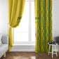 Zimbabwe Football Window Curtain Come On Warriors - Kente Pattern - African Pride