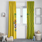 Zimbabwe Football Window Curtain Come On Warriors - Kente Pattern - African Pride