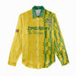 Custom Zimbabwe Football Women Casual Shirt Come On Warriors - Kente Pattern - African Pride