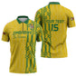 Custom Zimbabwe Football Zipper Polo Shirt Come On Warriors - Kente Pattern - African Pride