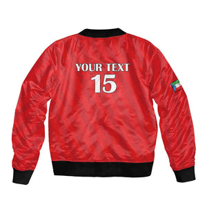 Custom Equatorial Guinea Football Bomber Jacket Go Nzalang Nacional Go - African Pride
