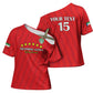Custom Equatorial Guinea Football Cross Shoulder Shirt Go Nzalang Nacional Go - African Pride
