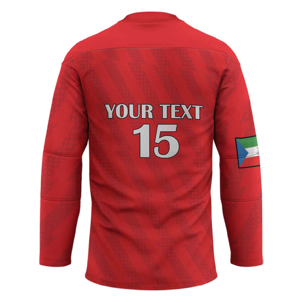 Custom Equatorial Guinea Football Hockey Jersey Go Nzalang Nacional Go - African Pride