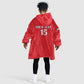 Custom Equatorial Guinea Football Kid Wearable Blanket Hoodie Go Nzalang Nacional Go - African Pride