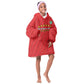 Custom Equatorial Guinea Football Kid Wearable Blanket Hoodie Go Nzalang Nacional Go - African Pride